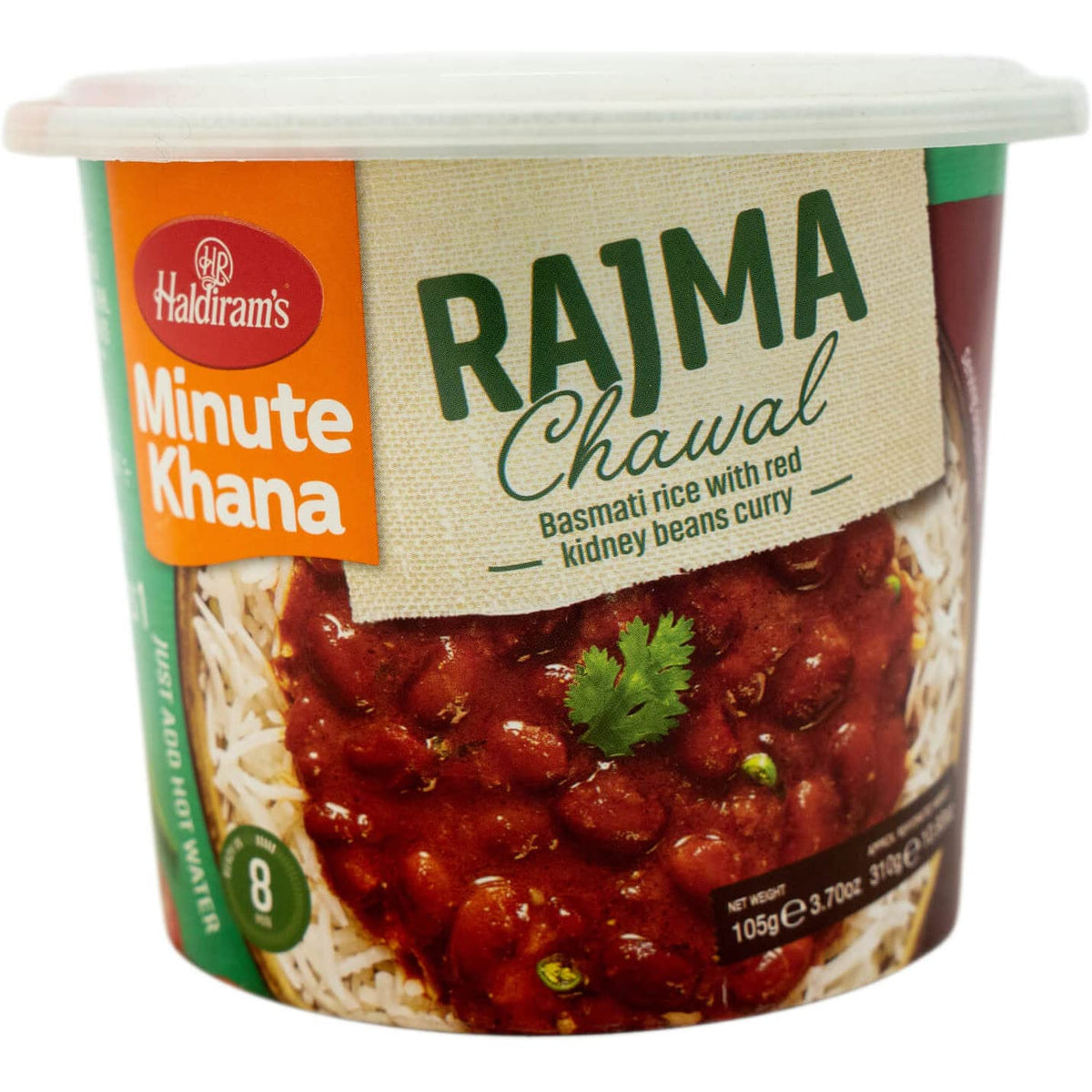 Pack Of 5 - Haldiram's Minute Khana Rajma Chawal - 105 Gm (3.70 Oz) - Haldiram Minute Khana