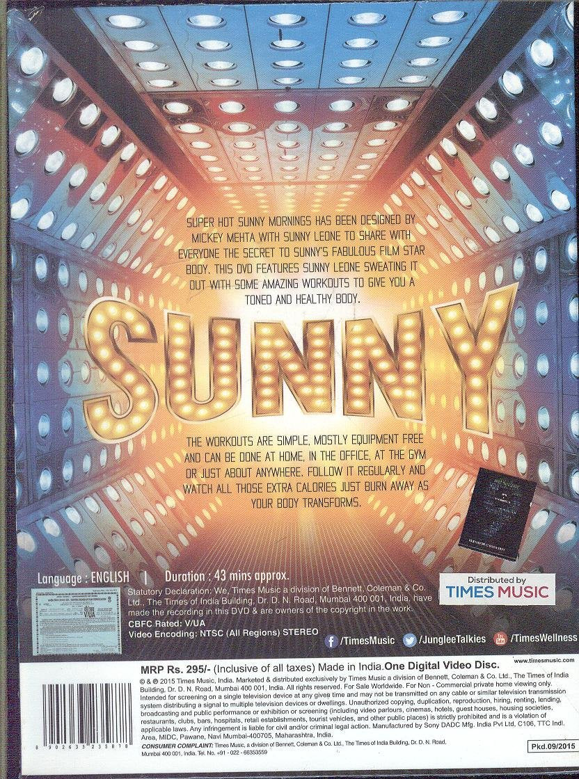 Super Hot Sunny Mornings - Sunny Leone (Workouts Designed By Holistic Guru Mickey Mehta & Sunny Leone) [DVD]