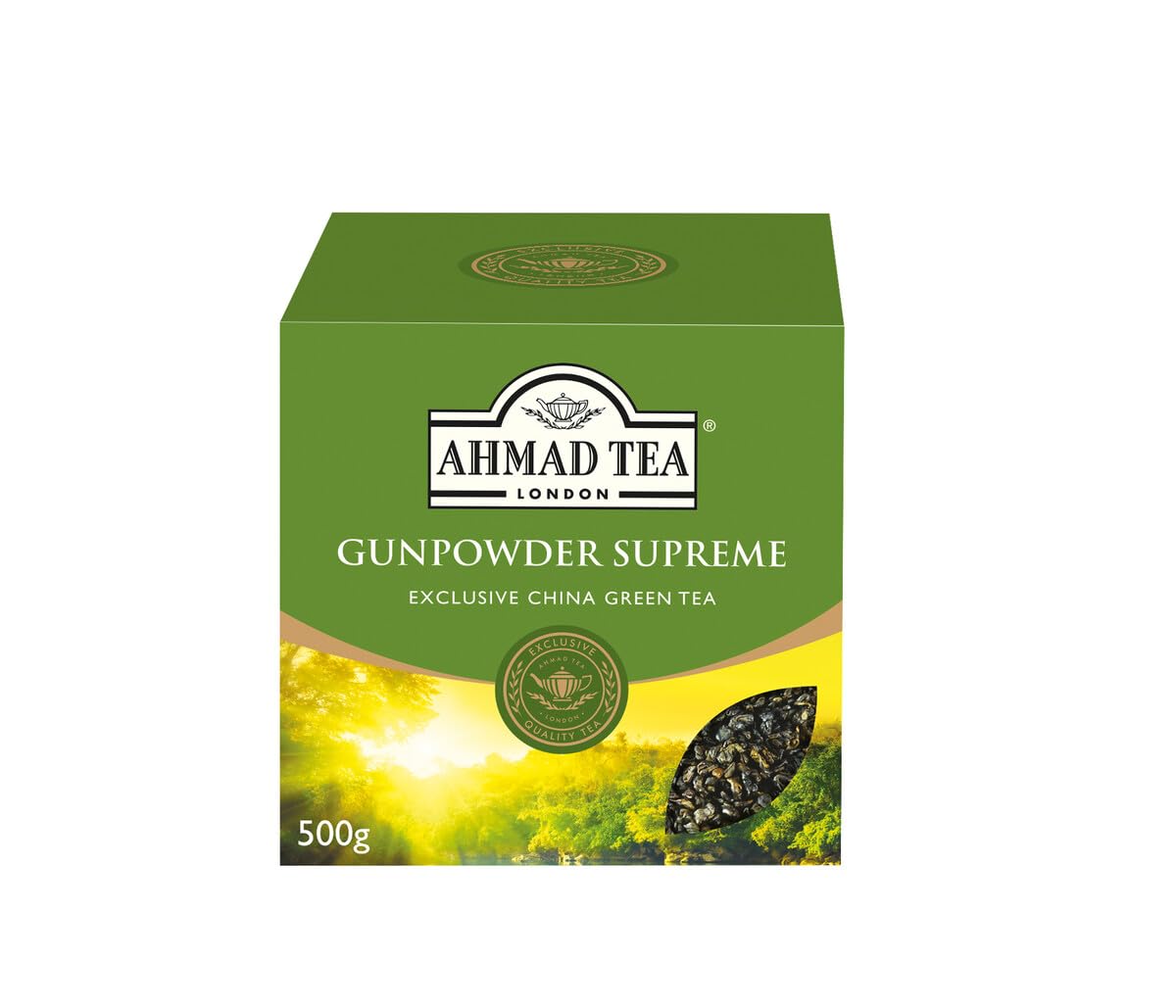 Ahmad Tea Loose Leaf Green Tea, Gunpowder, 17.64 Ounce