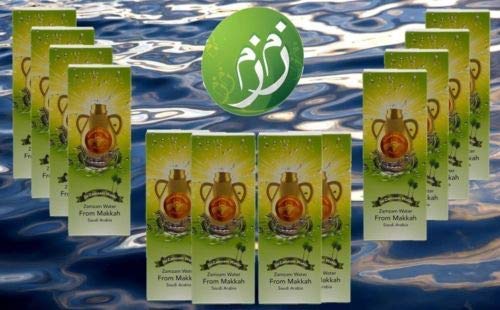 Zamzam Drinking Water - From Macca Saudi Arabia - 12 Bottles - 16.9Fl.Oz./500Ml.       12