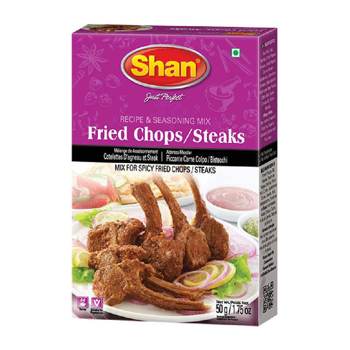 Shan - Fried Chops/Steak Seasoning Mix (50g) - Spice Packets for Spicy Fried Meat