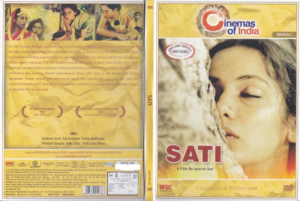 Cinemas of Indian- Sati Hindi DVD (Documentary)(NFDC)(Bollywood indian film) [Unknown Binding]