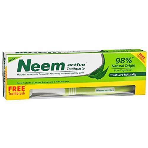Neem Active Toothpaste 200 Grams Pack of 3 - Bath & Shower