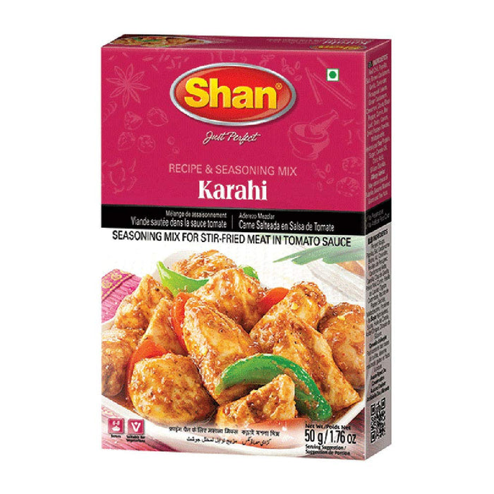 Shan - Karahi Seasoning Mix (50g) - Spice Packets for Karahi Masala