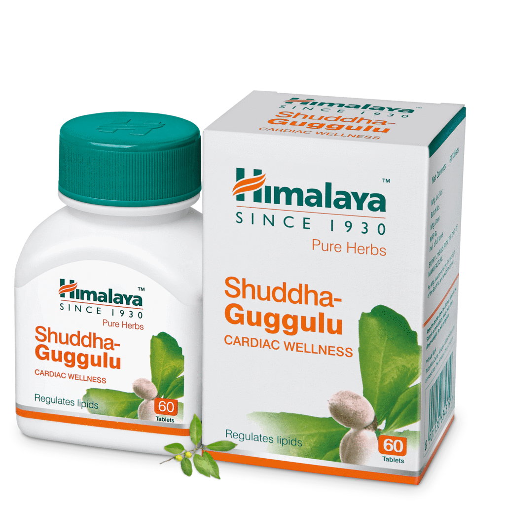 Himalaya Guggul Cholesterol Support  60 Vegetarian Caps - Mahaekart LLC