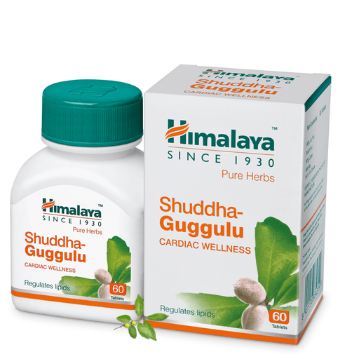 Himalaya Guggul Cholesterol Support  60 Vegetarian Caps - Mahaekart LLC