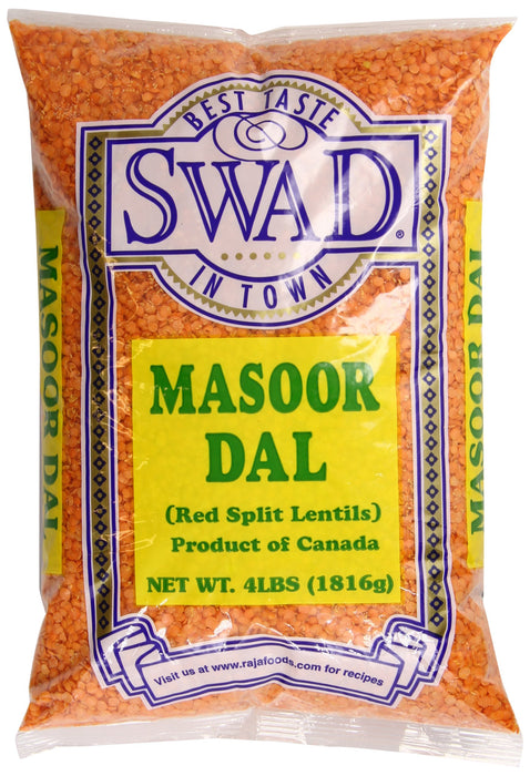 Swad Masoor Dal Split Red Lentils 4 lbs