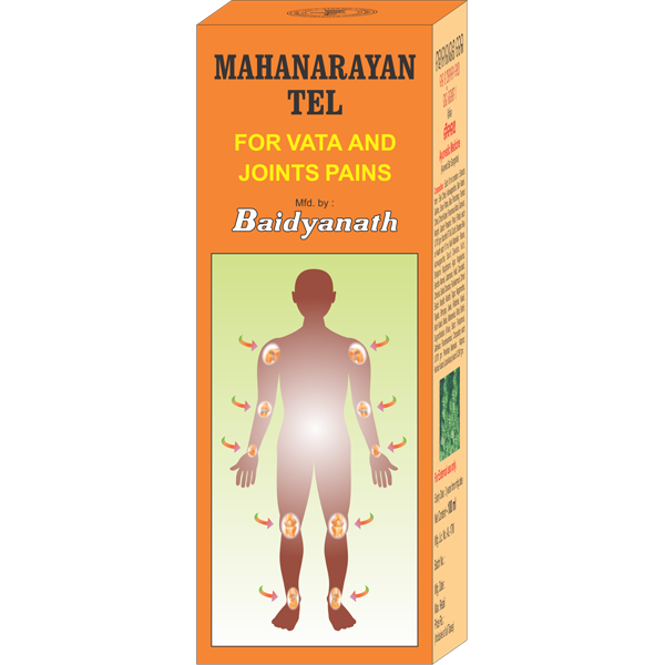 Baidyanath Mahanarayan Tel Oil Joint & Muscular Pains Natural Herbel - Mahaekart LLC