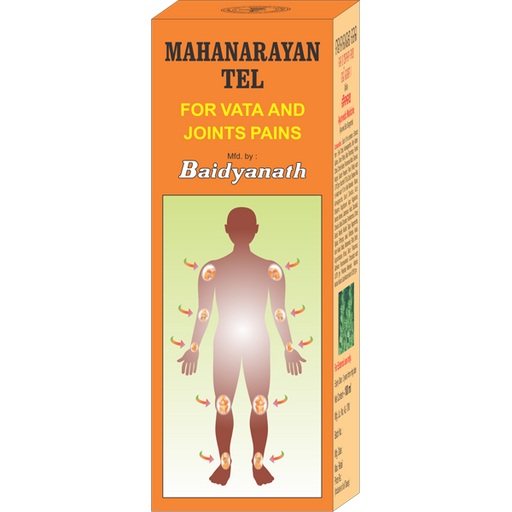 Baidyanath Mahanarayan Tel Oil Joint & Muscular Pains Natural Herbel - Mahaekart LLC