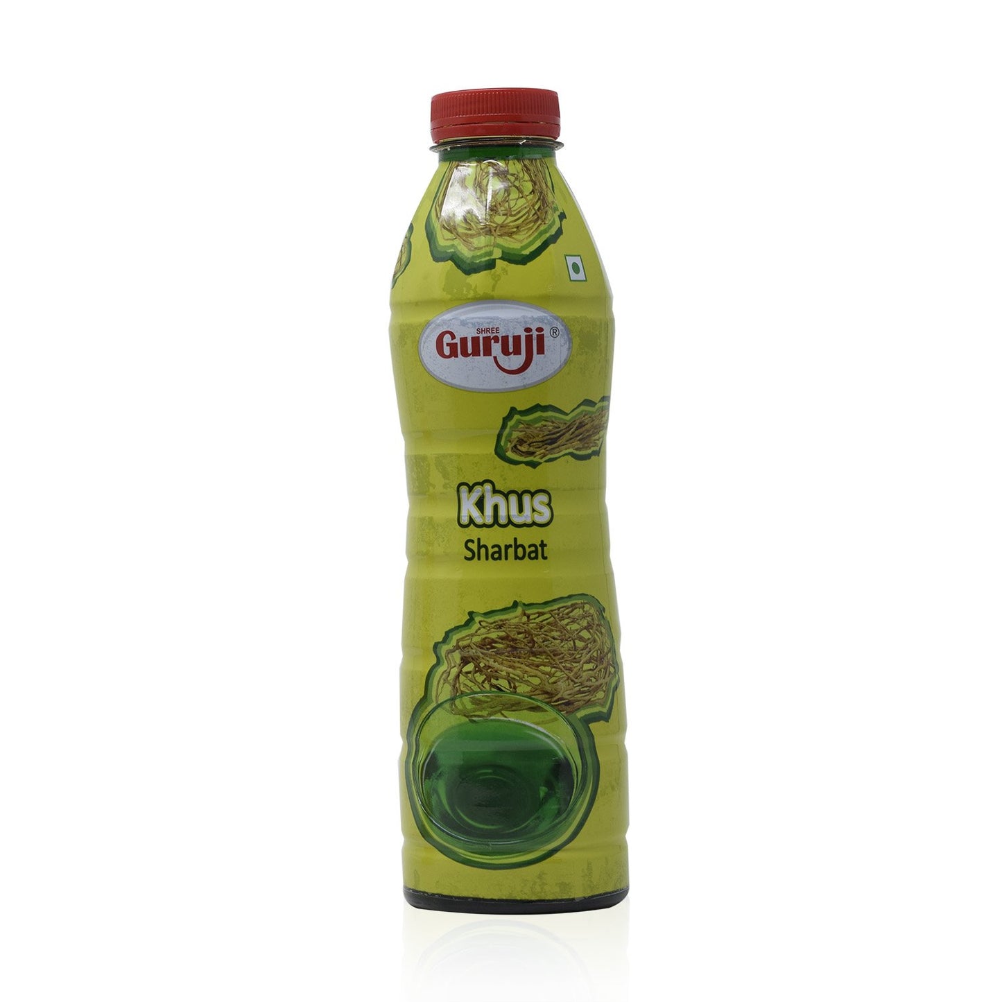 Guruji Sharbat - Khus, 750ml Bottle
