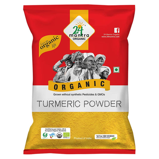 24 Mantra Organic Turmeric Powder 7 Oz