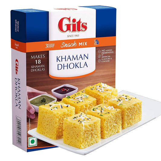 Gits Instant Snack Mix - Khaman Dhokla, 180g (pack of 3)