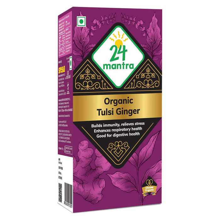 24 Mantra Organic Tulsi Ginger - 50 gms