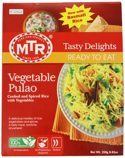 MTR Vegetable Pulao, 8.82 Ounce Boxes (Pack of 10)