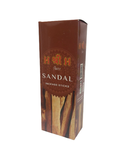 Shree Sandal Incense Sticks 16stks x 6pkt