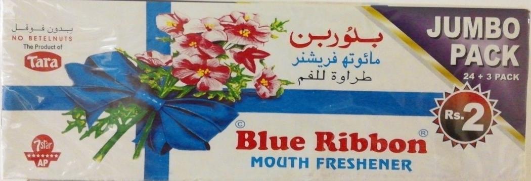 Blue Ribbon Mouth Freshener 24 Packs Mukhwas Pan Masala Supari Paan - Mahaekart LLC