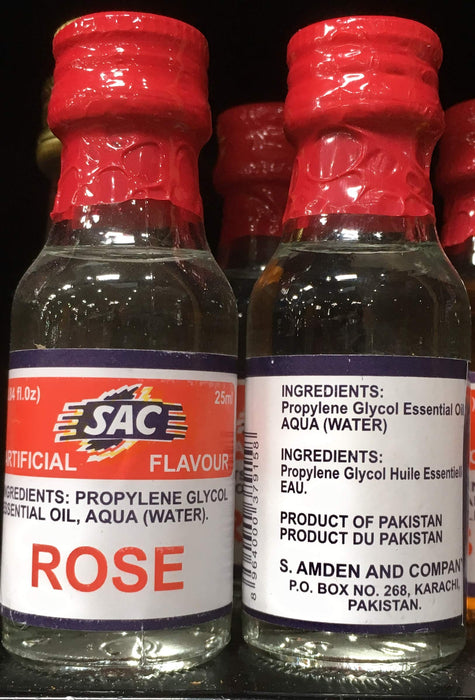 Sac Artificial Flavor- Rose 25 ml