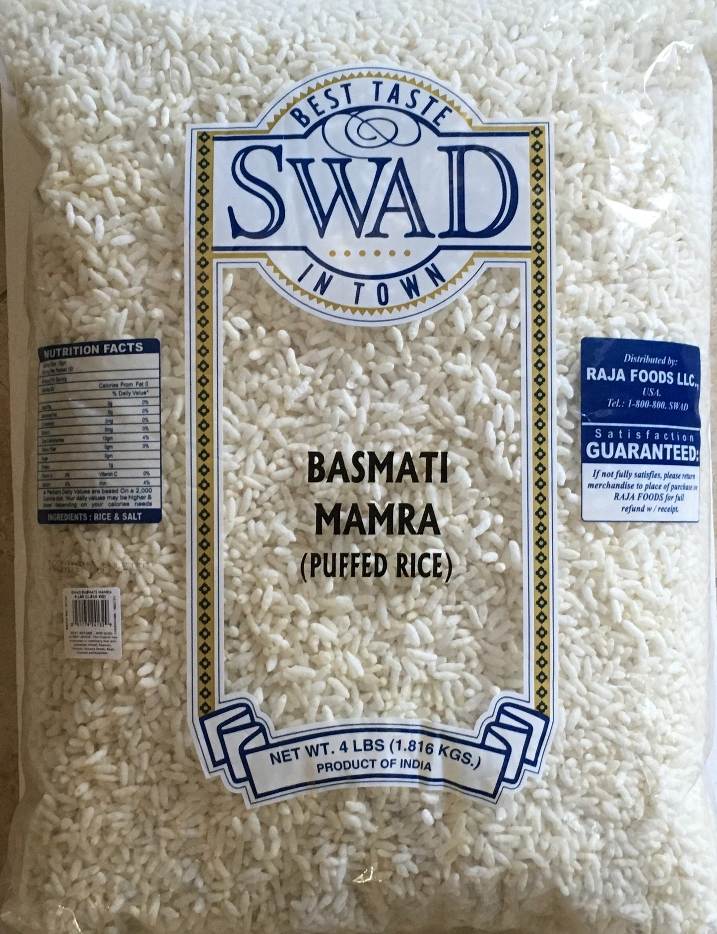 Swad Basmati Mamra 4 Lbs - Food / Masala / Dal