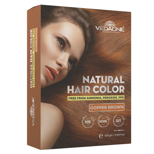 Vedaone Natural Hair Color Copper Brown 100gm