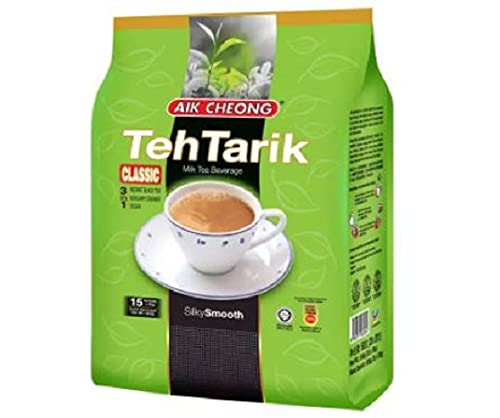 Aik Cheong Teh Tarik Classic 3 in 1 Milk Tea Beverage (15 x 40g) 600g - A perfect smooth balance in every cup. A perfect smooth balance in every cup