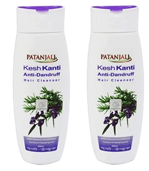 PATANJALI Kesh Kanti Anti-Dandruff Hair Cleanser Shampoo Pack of 2