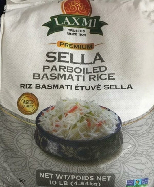 Laxmi Sella Parboiled Basmati Rice 10 lbs