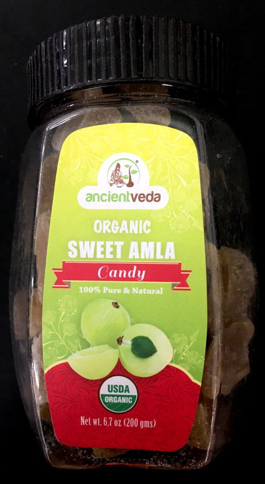 Ancient Veda Organic Sweet Amla (Gooseberry) Candy - 200 GMS