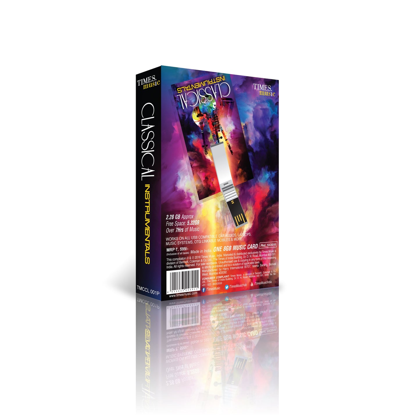 Music Card: Classical Instrumentals (320 Kbps MP3 Audio) [USB Memory Stick]