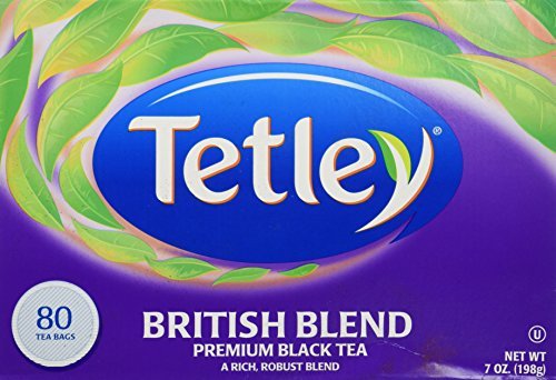 Tetley British Blend Premium Black, 80 Count Tea Bags