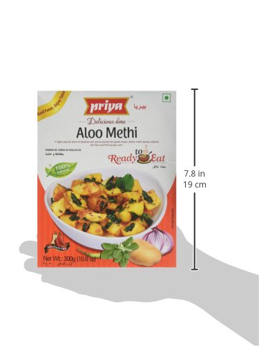 Priya Ready To Eat- Aloo Methi 300 gms