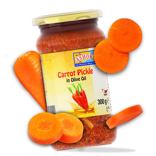 Ashoka Carrot Pickle In Olive Oil 300 gms