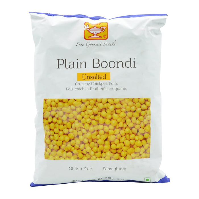 Deep, Plain Boondi - Unsalted, 340 Grams(gm)