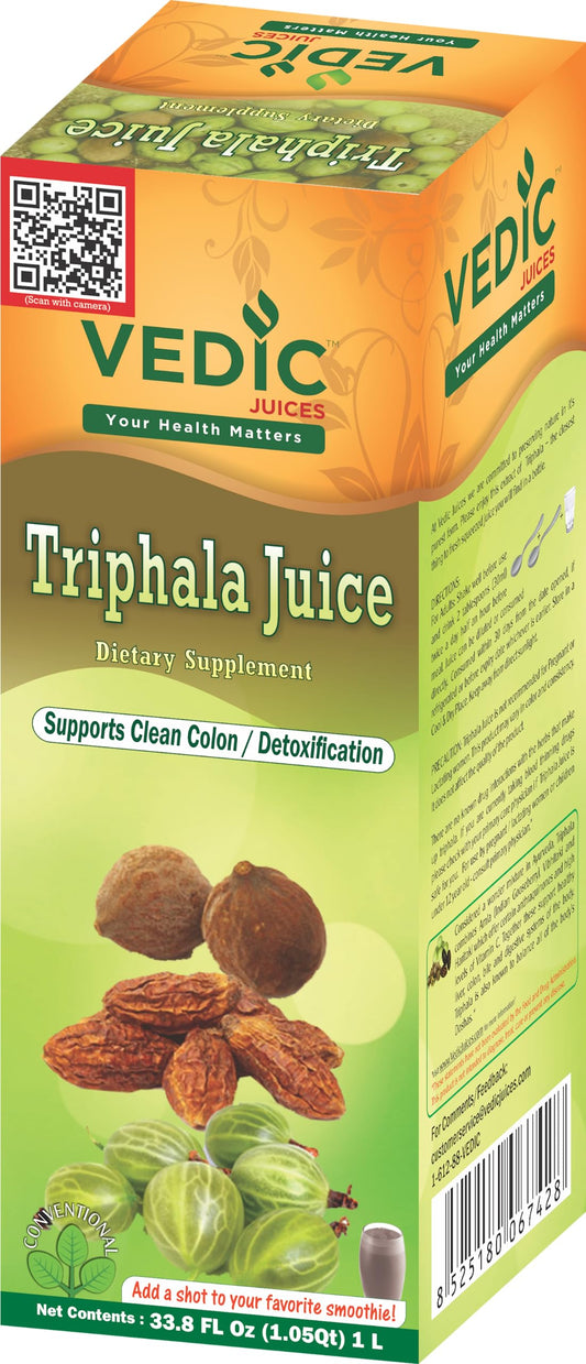 Vedic Triphalla Juice | Supports Clean Colon Detoxification 1L