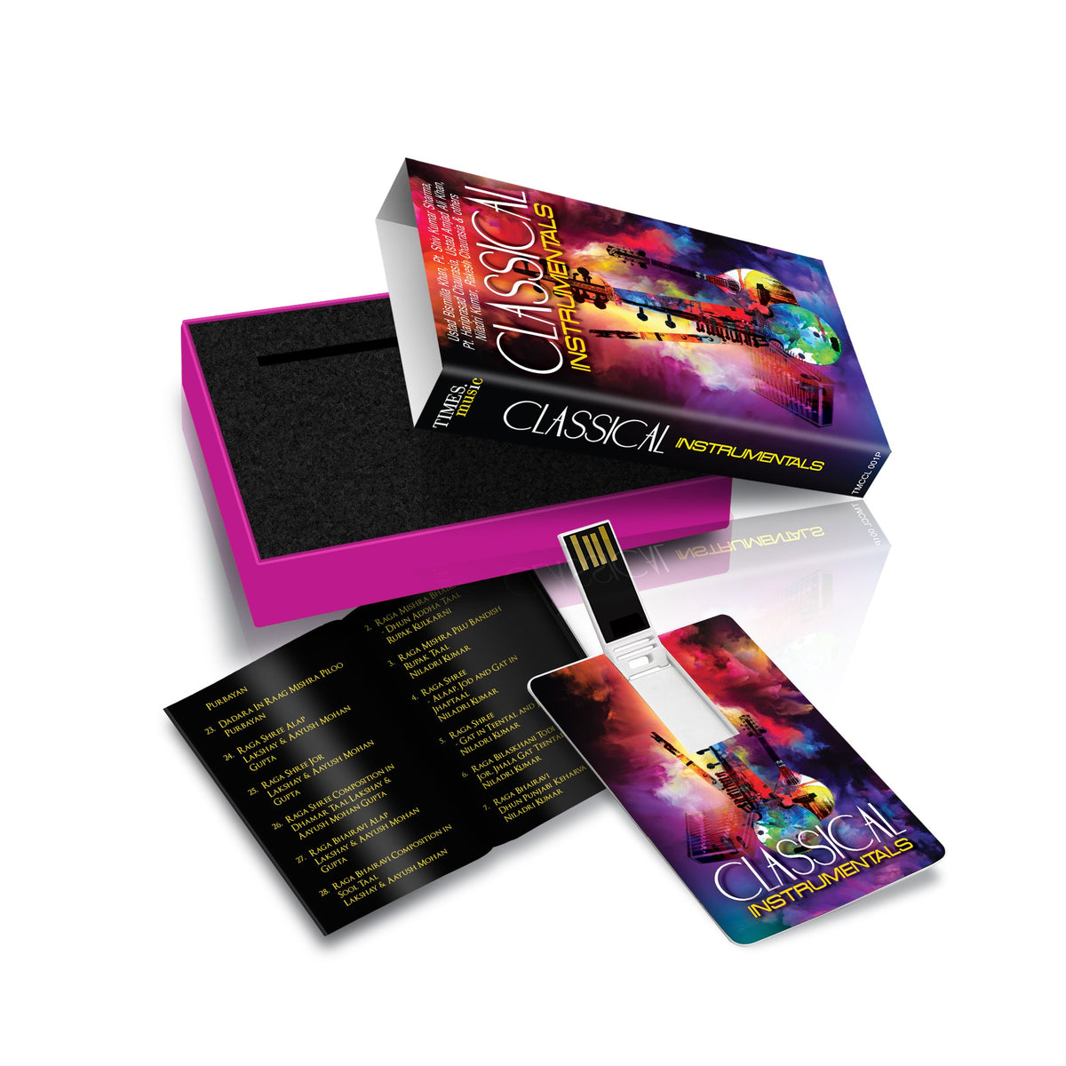 Music Card: Classical Instrumentals (320 Kbps MP3 Audio) [USB Memory Stick]