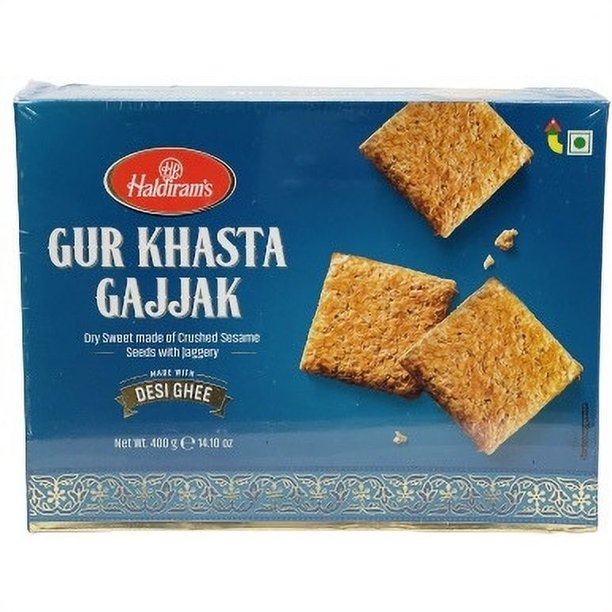 Haldiram's Gur Khasta Gajjak - 400 Gm (14.10 Oz)