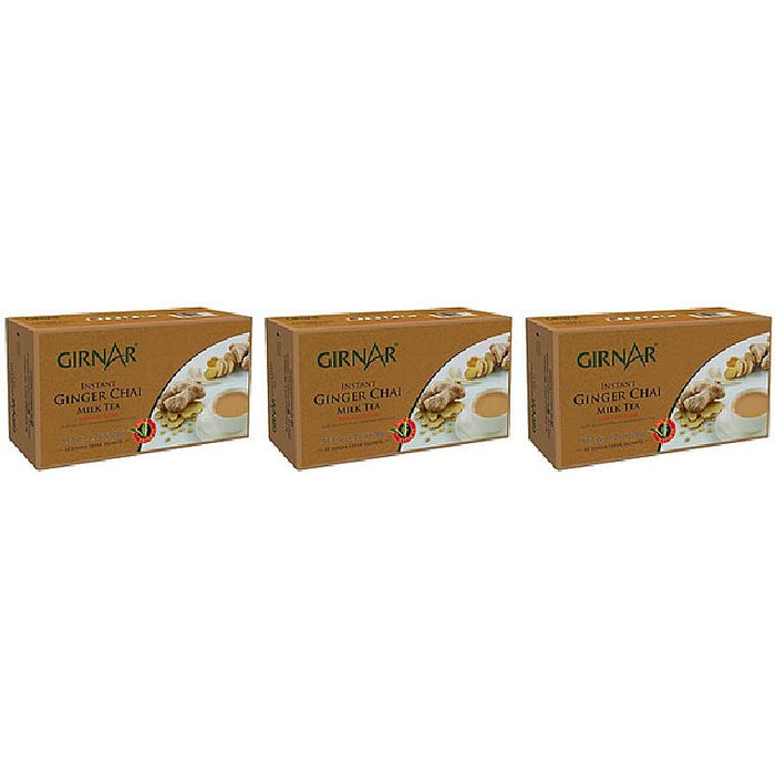 Pack Of 3 - Girnar Instant Ginger Chai Milk Tea - 4.2 Oz