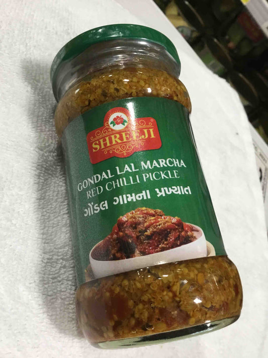 Shreeji Gondal Red Chilli Pickle 10 0z