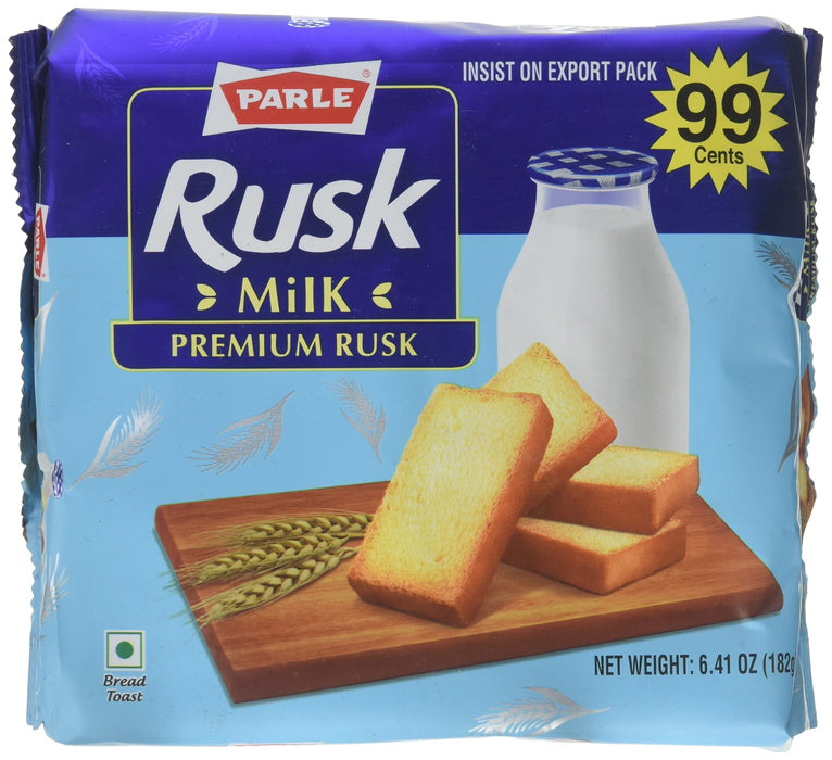 Parle, Premium Rusk Biscuits, 182 Grams(gm)