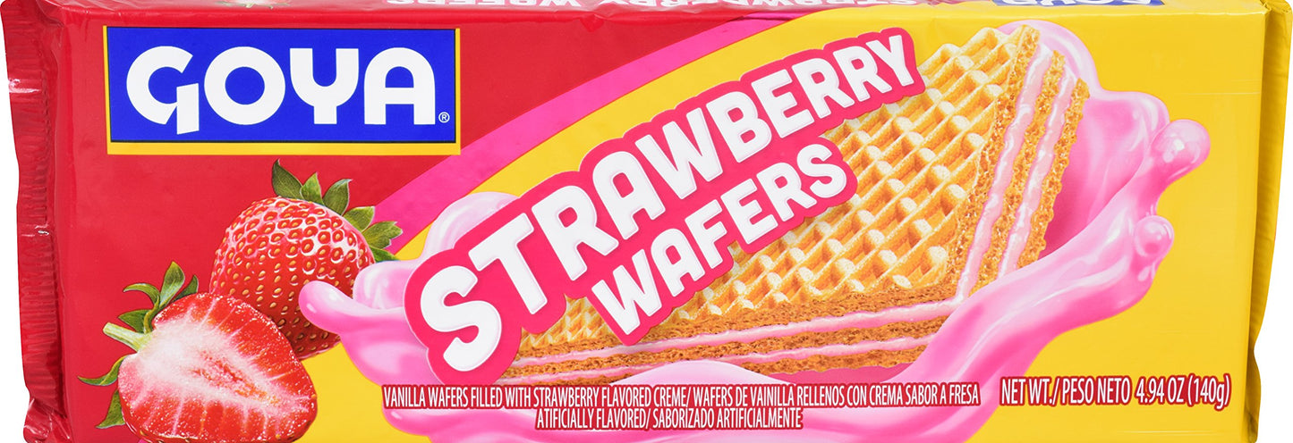 Goya Strawberry wafers 140 gms