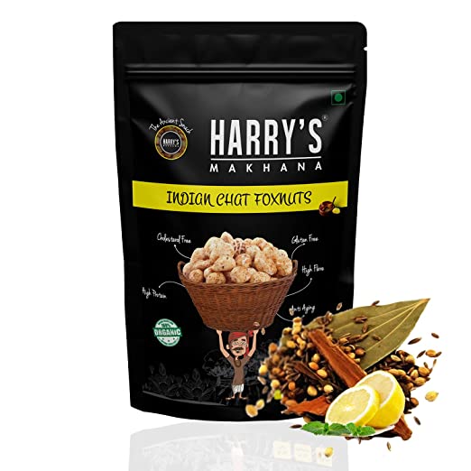 Harry'S Makhana Indian Chaat Foxnuts 40 gm