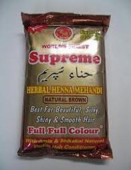 Supreme Herbal Henna- Natural Brown 150 gms - Henna Mehndi / Tattoo