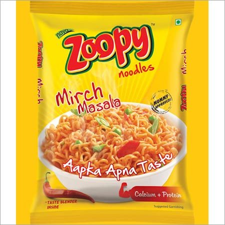 Zoopy Instant Noodles -mirch Flavour 70 gms - Food / Masala / Dal