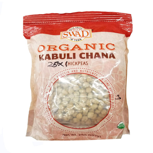 Swad Organic Kabuli Chana Chickpeas 2 lbs