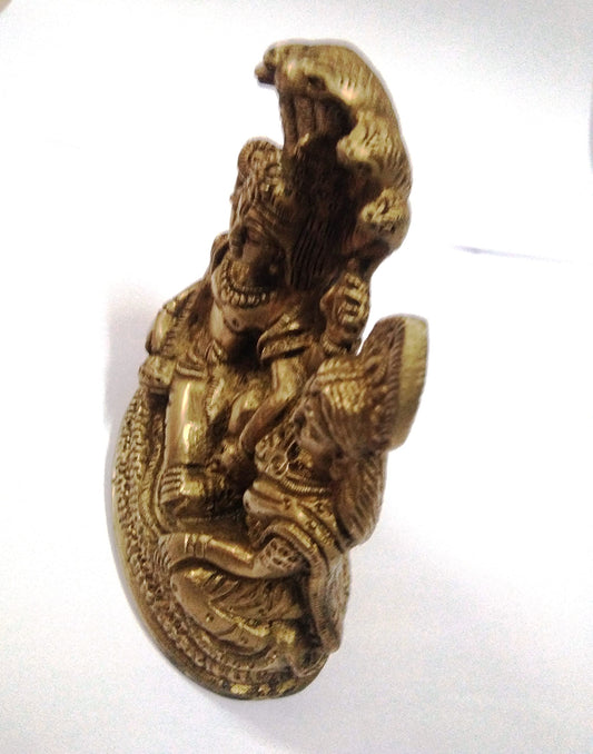 Brass Statue Vishnu JI LAXMI JI