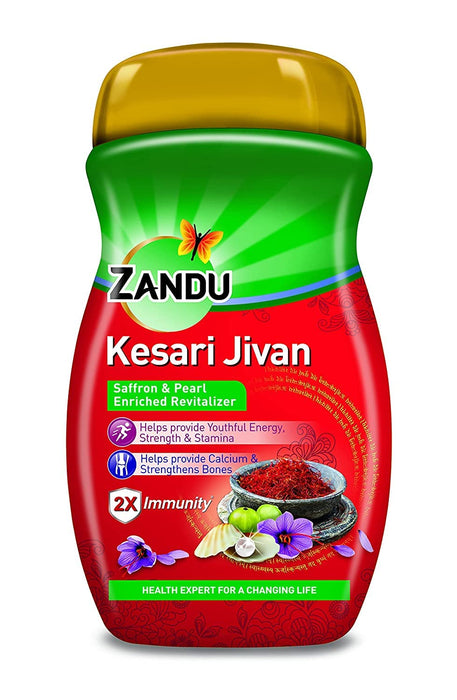 ZANDU KESARI Jivan Kesari Jivan Ayurvedic Immunity Booster for Adults, Red, 450 g