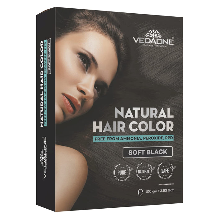 Vedaone Natural Soft Black Hair Powder 100gm
