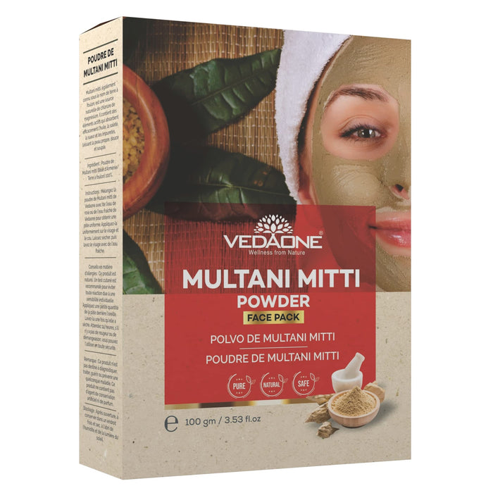 Vedaone Multani Mitti Face Pack Powder 100gm