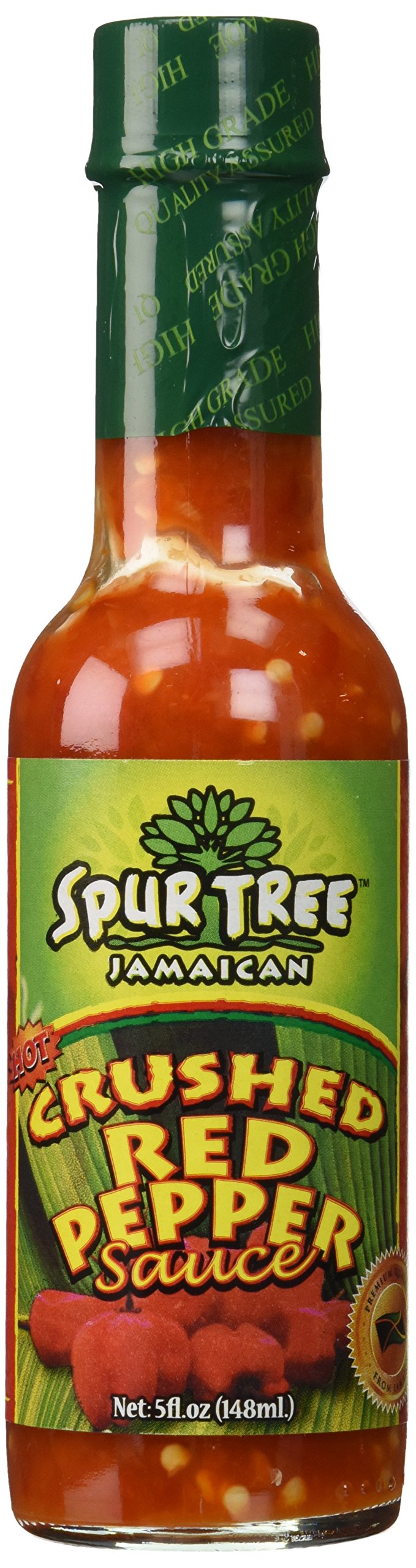 Spur Tree Crushed Red Pepper Sauce Organic Crushed Red Pepper Sauce for an Authentic Jamaican Experience Organic Red Pepper Sauce to Spice Up Your Dish (5 Oz, 2 Pack)
