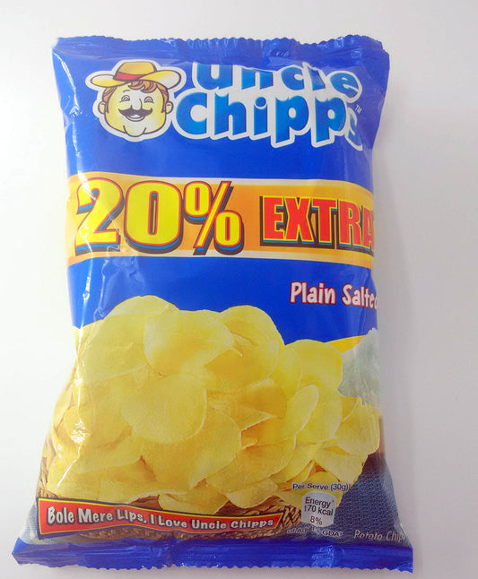 Uncle Chipps Plain Salted 55 gms