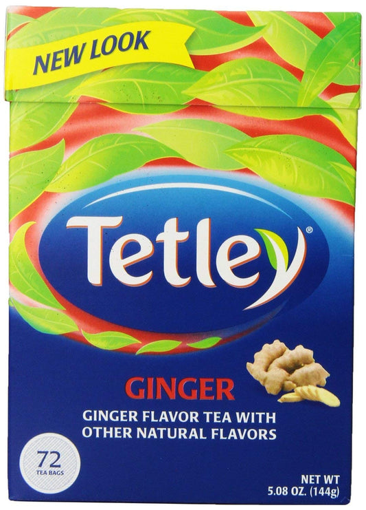 Tetley-Ginger flavour Tea 72 teabags